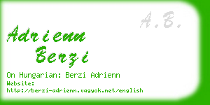 adrienn berzi business card